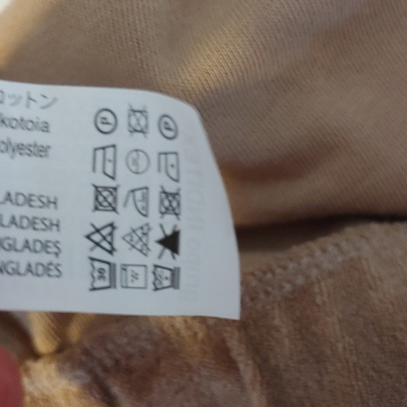 NWT Women's Zara Tan Cotton Blend Crop Top Large - Picture 9 of 12